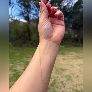 10K Yellow Gold Chain 1mm Necklace